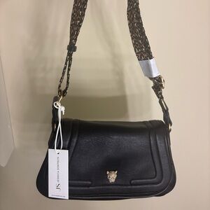 NEW! Jessica Simpson  Black and Brown Shoulder Bag